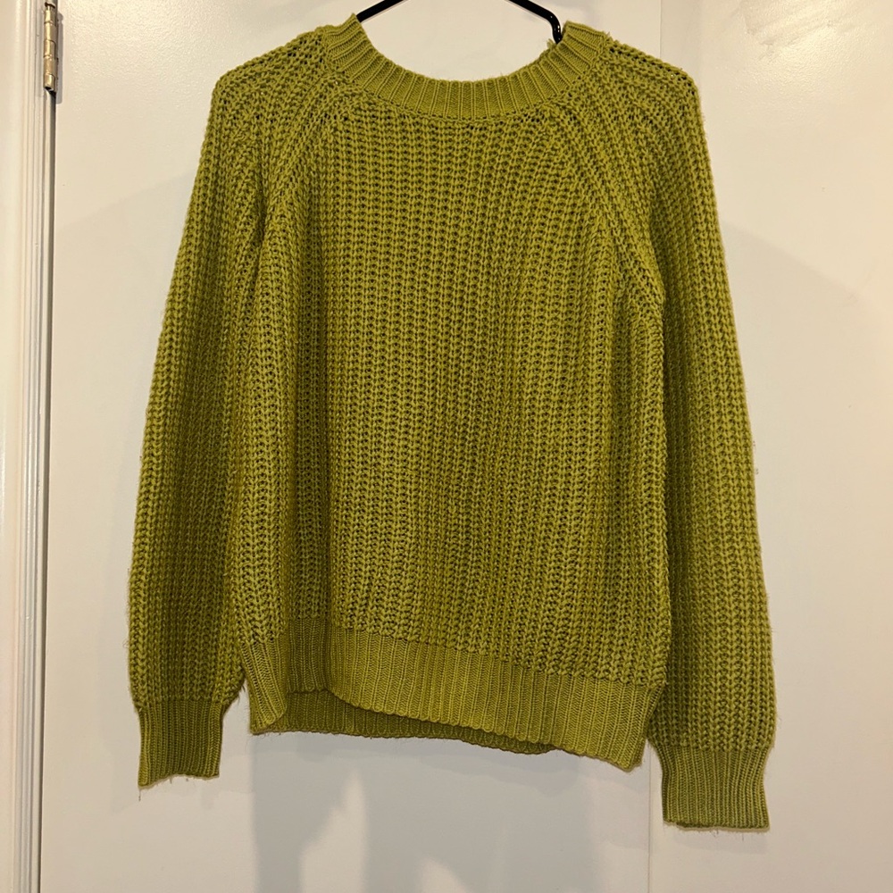 Green Knitted Sweater